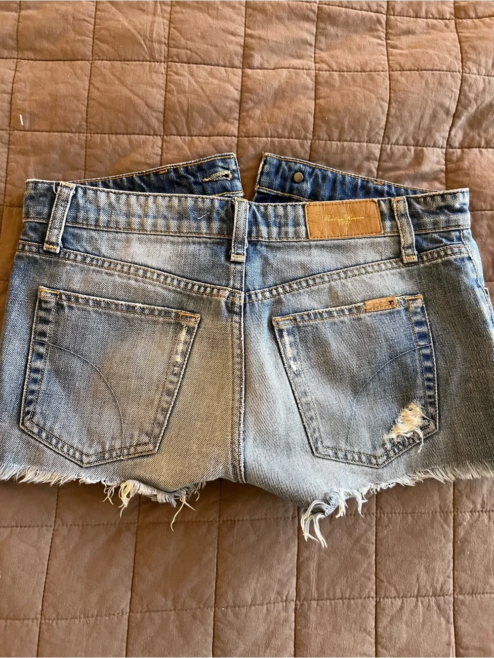 Joe's Jeans Light Blue Distressed Denim Cutoff Shorts